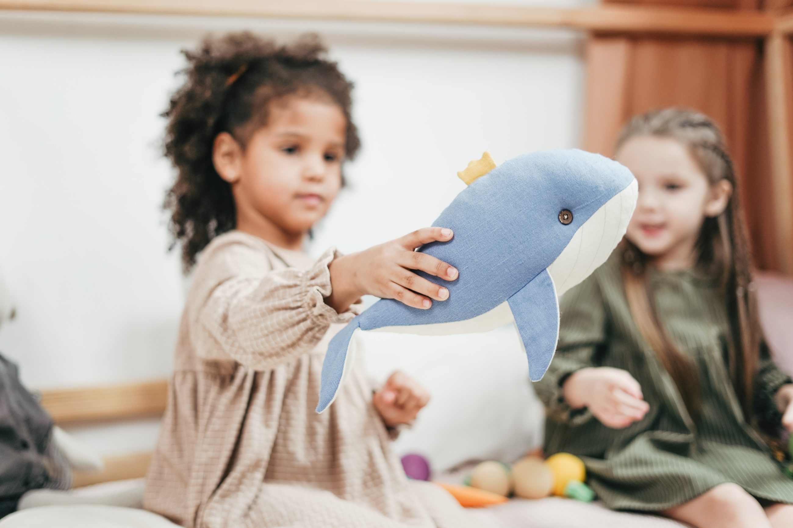 two children playing together