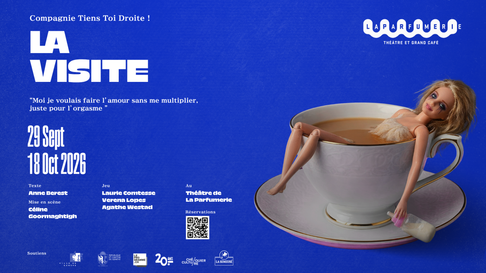 Mothers Get Together: “La Visite” at the Théâtre de la Parfumerie on October 2.