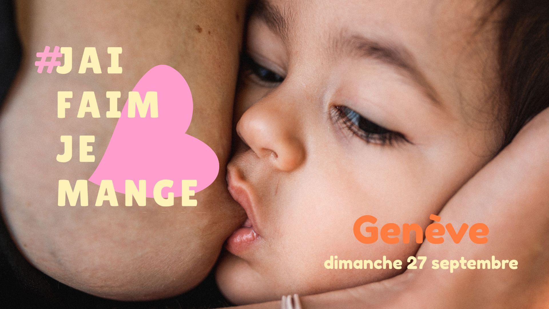#JAIFAIMJEMANGE : Photo collective à Genève, le 27 septembre 2026
